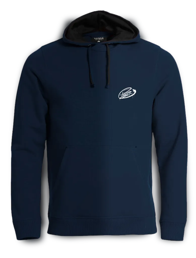 Bad Green Girl M–H / Men’s Streetwear Hoodie (Dark Blue, S)