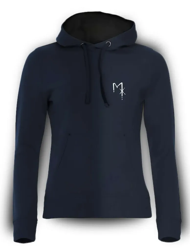 burn L-H / Damen Hoodie (Dunkelblau, S)