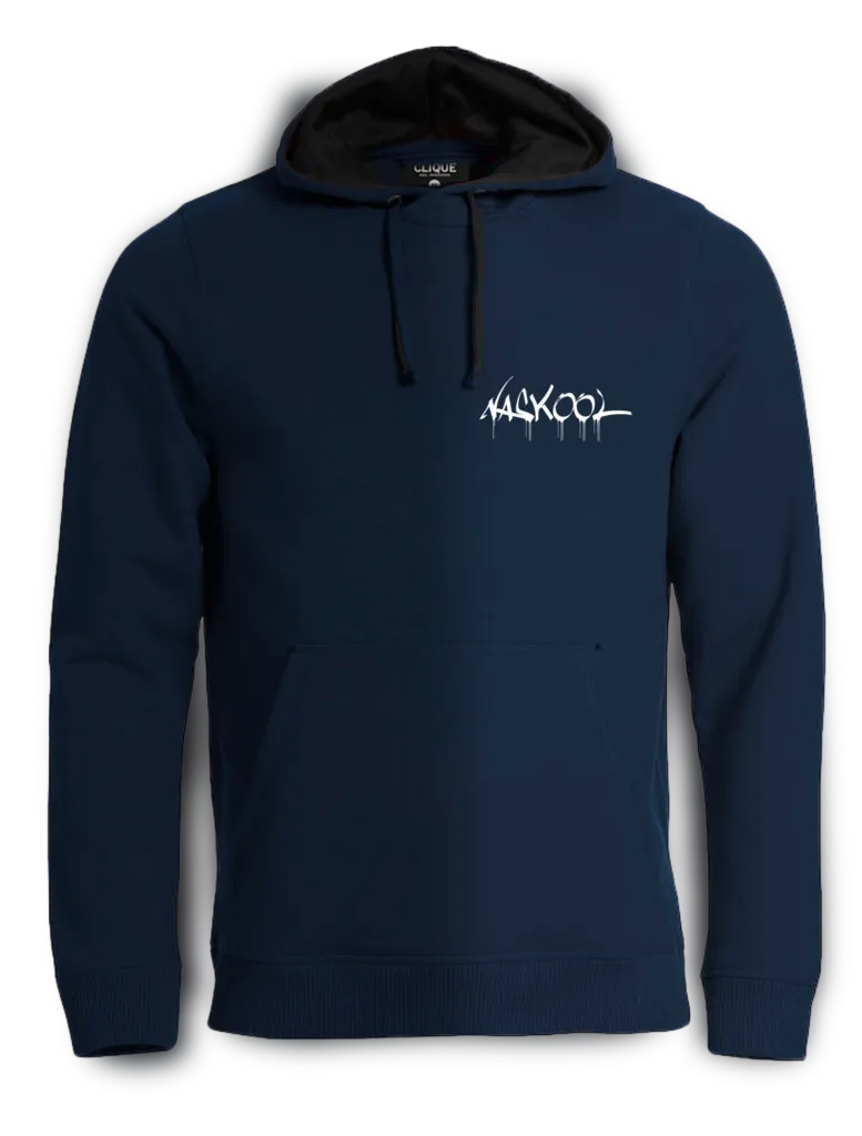 Skull M–H / Men’s Streetwear Hoodie (Dark Blue, S)