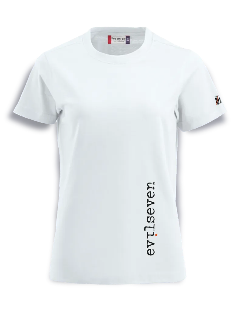 e7 classic L-S / Streetwear women's T-Shirt (White, S)