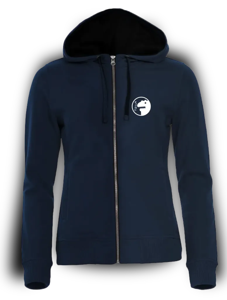 aloe boot L-HFZ / Streetwear Damen Hoodie Full Zip (Dunkelblau, S)