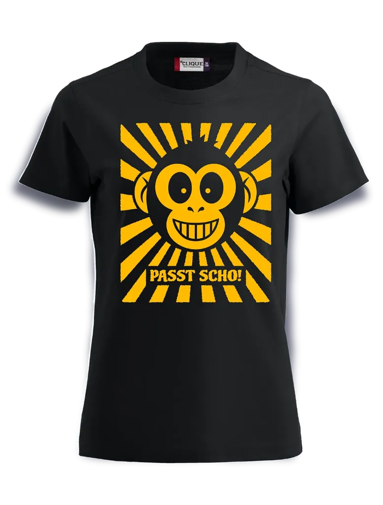 passt scho L-S / Streetwear Damen T-Shirt (S)