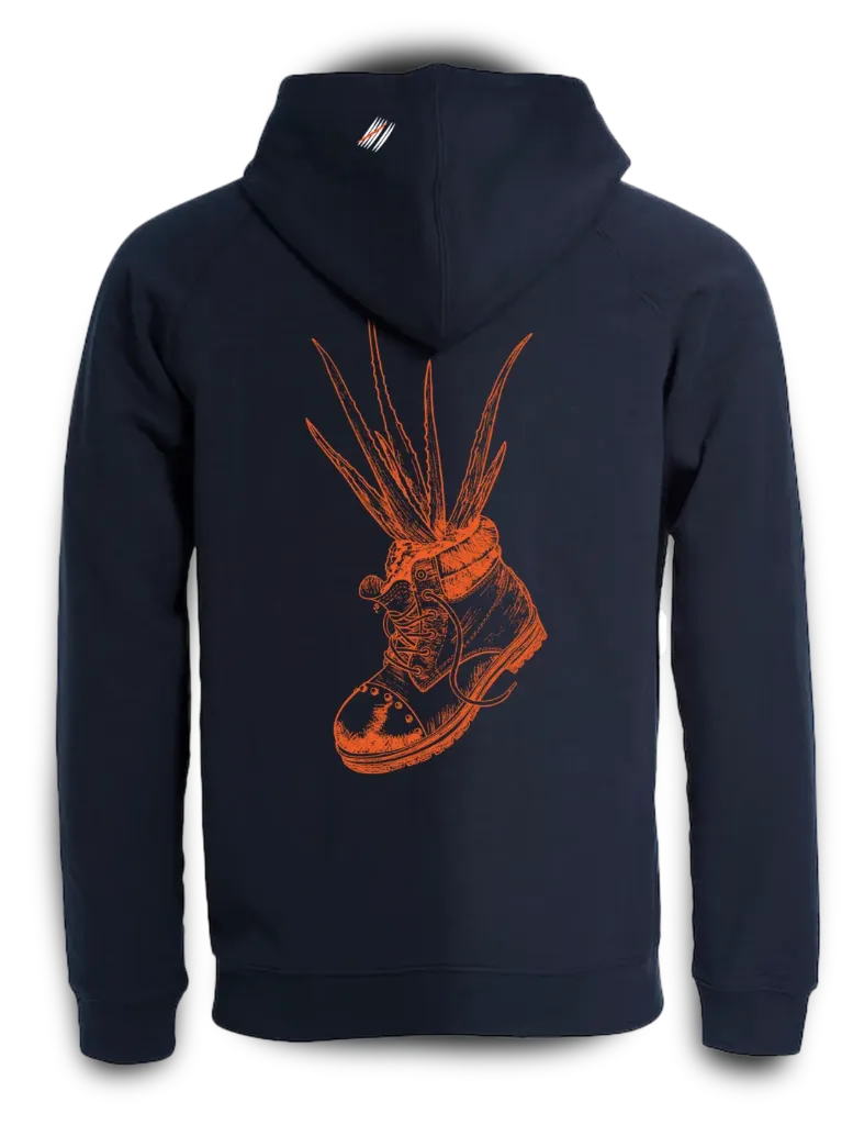 aloe boot M-HFZ / Streetwear Herren Hoodie Full Zip (Dunkelblau, S)