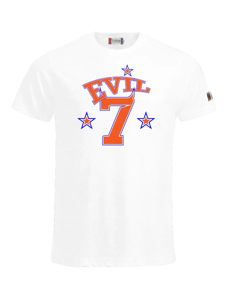 e7 football 2 M-S / Streetwear Men's T-Shirt (White, S)