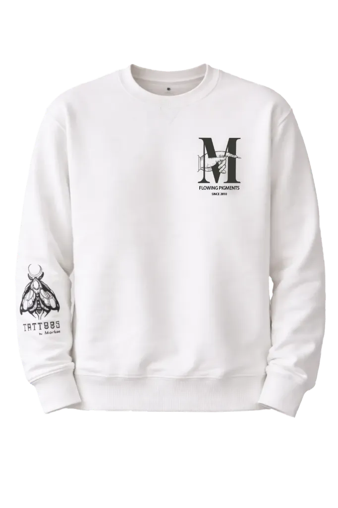 Merch skull1 stencil M-S / Streetwear Herren Sweater (S)