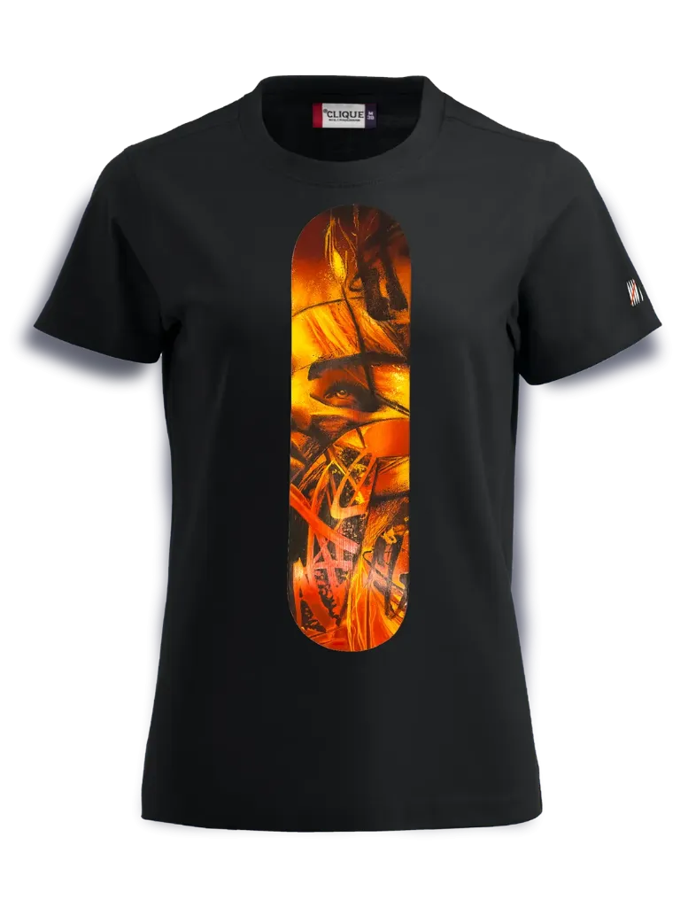 NASKOOL Artist Edition – Skateboard & T-Shirt Bundle (Unikat) (Damen, S)