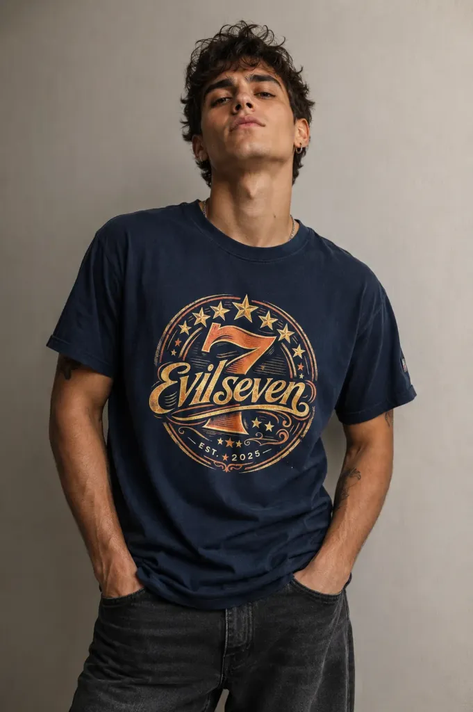 Retro Heritage Tee / Streetwear T-Shirt (S)